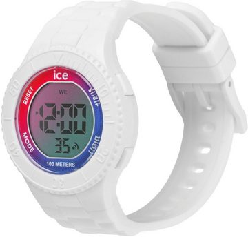 ice-watch Quarzuhr ICE digit - Sunset rainbow - White - Small, 021397