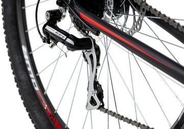 KS Cycling Mountainbike Xceed, 24 Gang Shimano Tourney Schaltwerk, Kettenschaltung, für Herren, Kettenschaltung