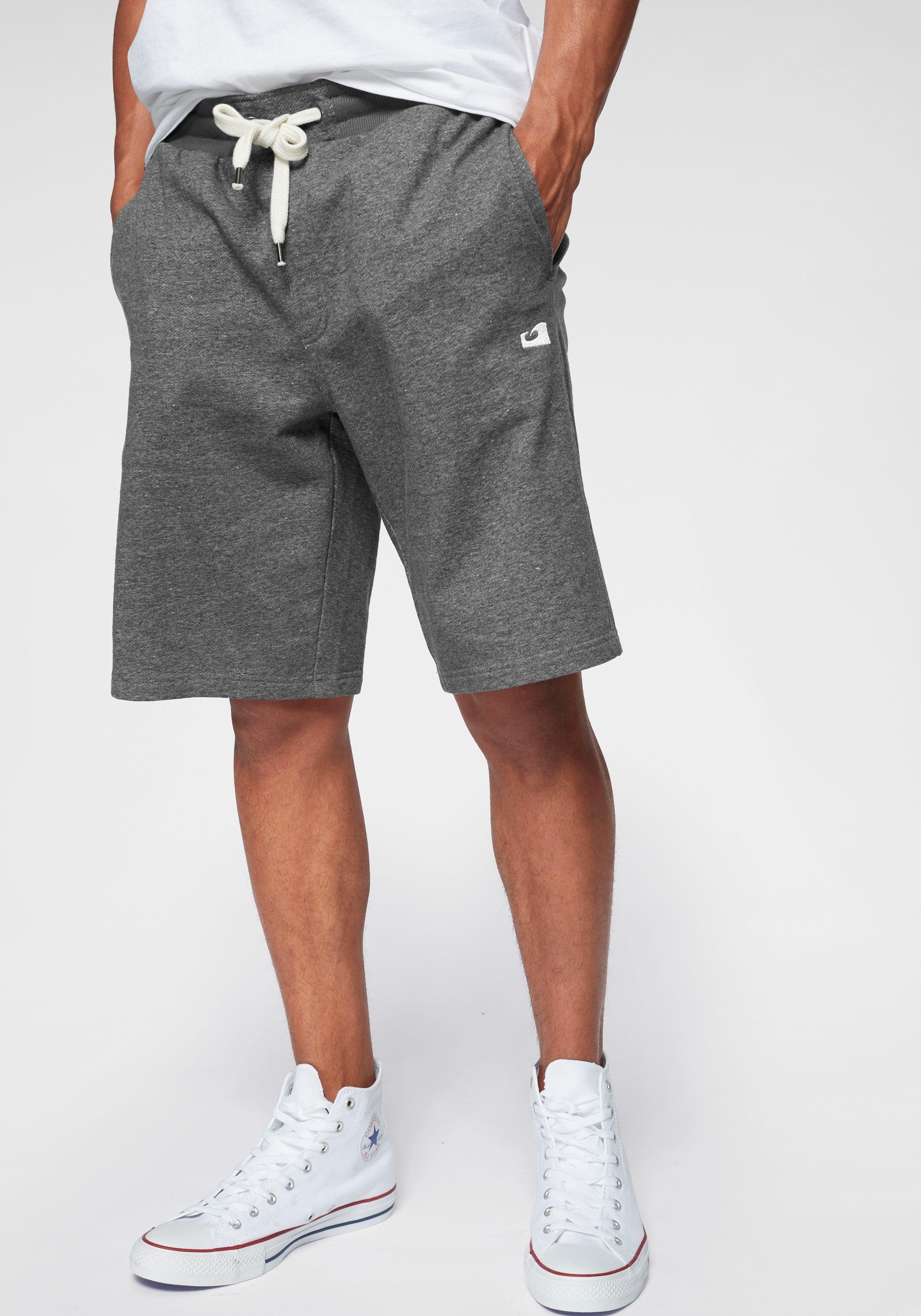 Ocean Sportswear Sweatshorts Athleisure Sweat Shorts - Relax Fit dunkelgrau-meliert