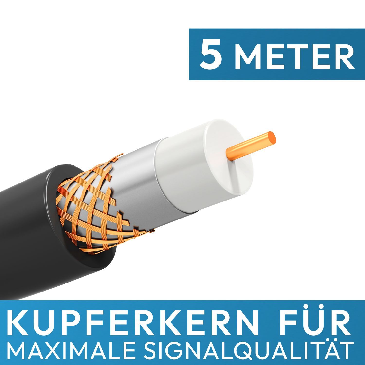 VSG24 DVBT2 HDTV Antenne ADVANCED HD ALU-Kern für max. DVB-T2 Signalqualität Innenantenne (DVBT2 HD), 1058 – Bild 5 von 5