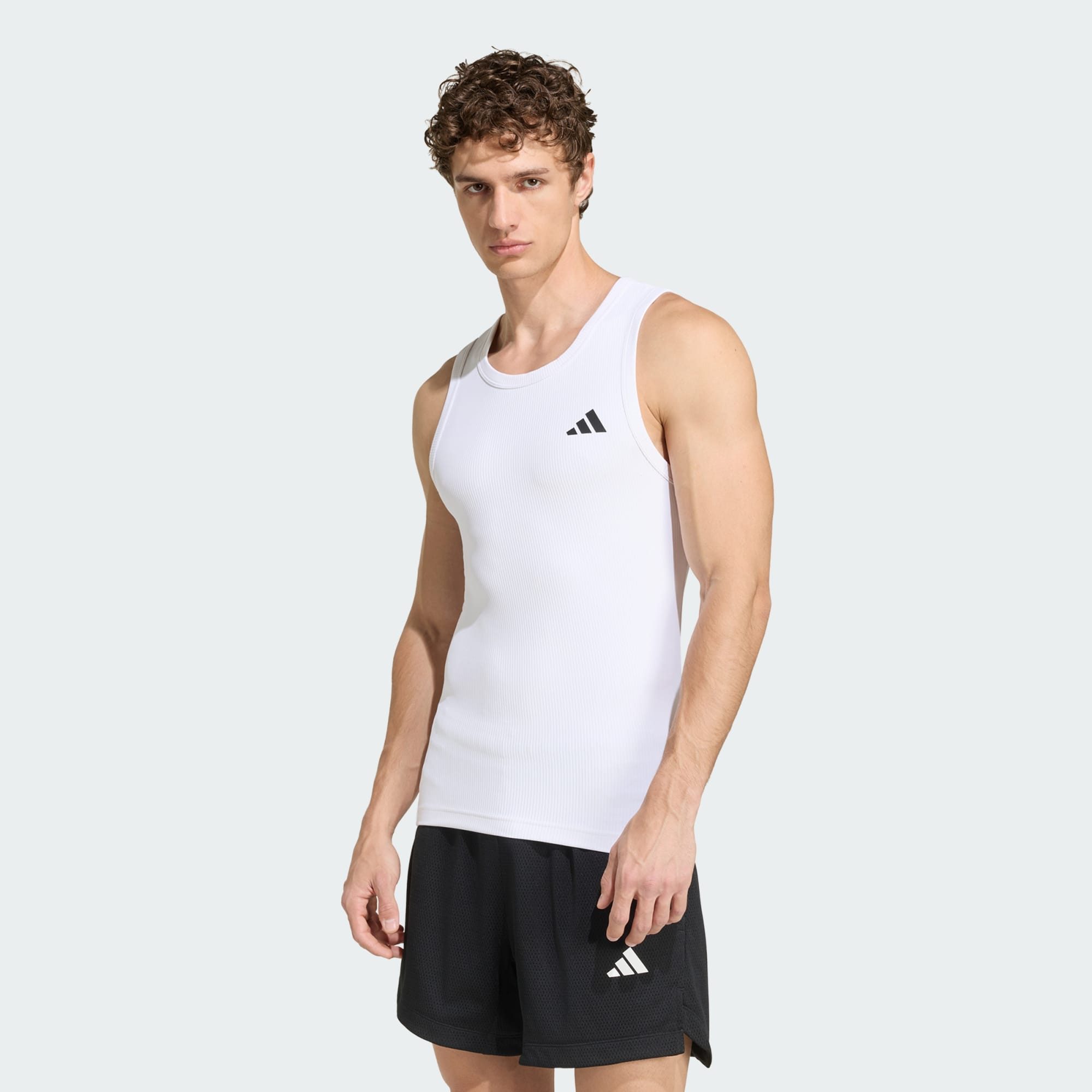 adidas Performance Trainingsleibchen PRIMELIFT ESSENTIALS WORKOUT TANKTOP, GERIPPT (1-tlg)