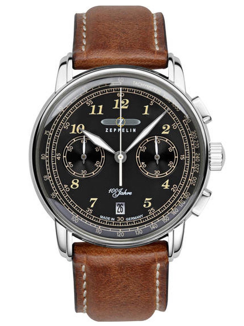 Quarzuhr Zeppelin 7674-3 LZ-127 Chronograph Herrenuhr 43mm 5ATM Zeppelin 7674-3 LZ-127 Chronograph Herrenuhr 43mm 5ATM