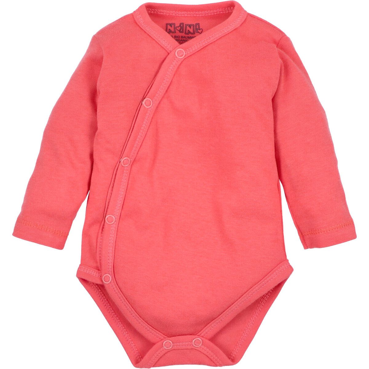 Langarmwickelbody Basic Unisex Kinder