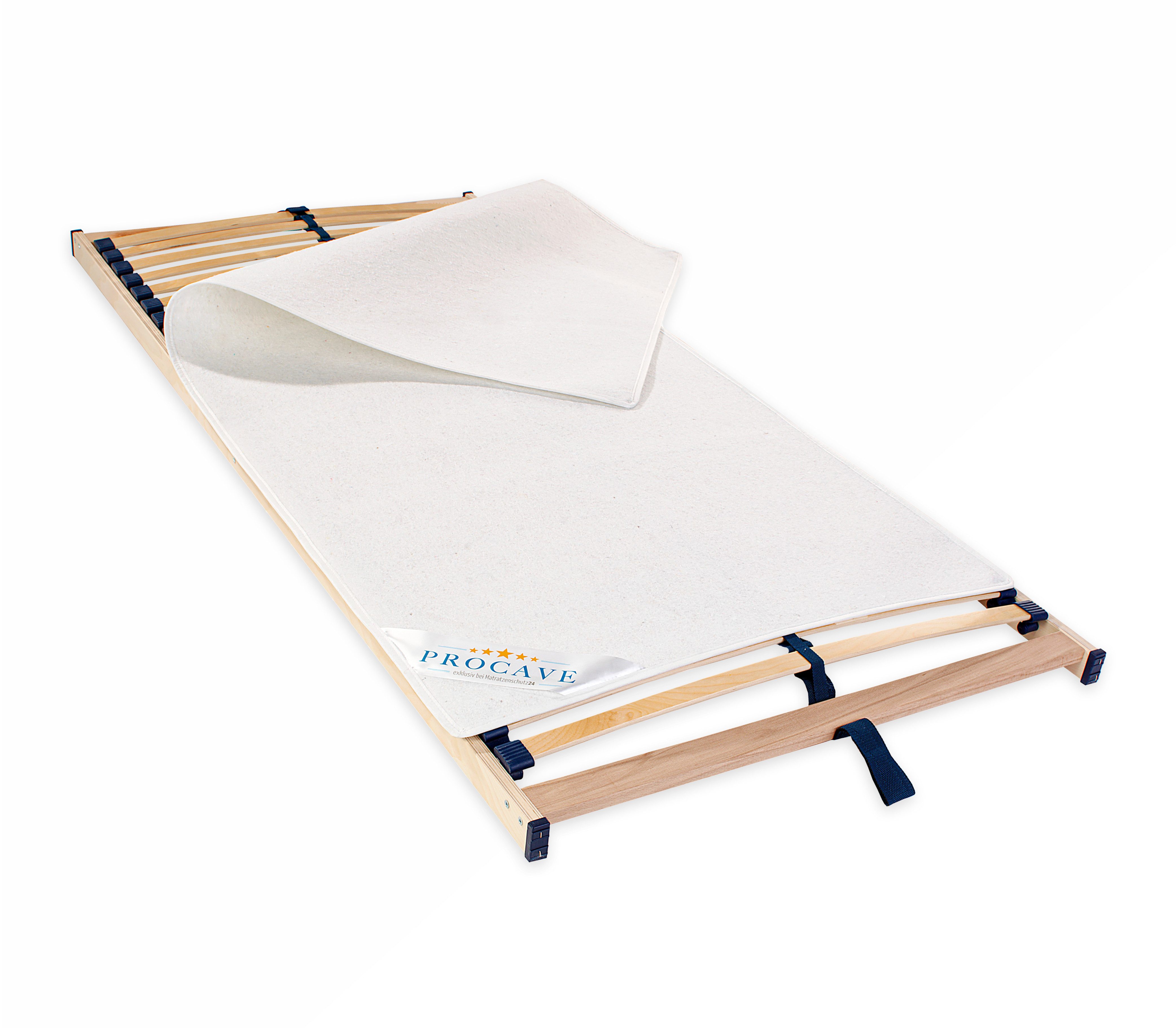Matratzenschoner Filzschoner Lattenrost Matratzenschutz Made in Germany div. Größen PROCAVE, Matratzenunterlage atmungsaktiv, 70x140 cm