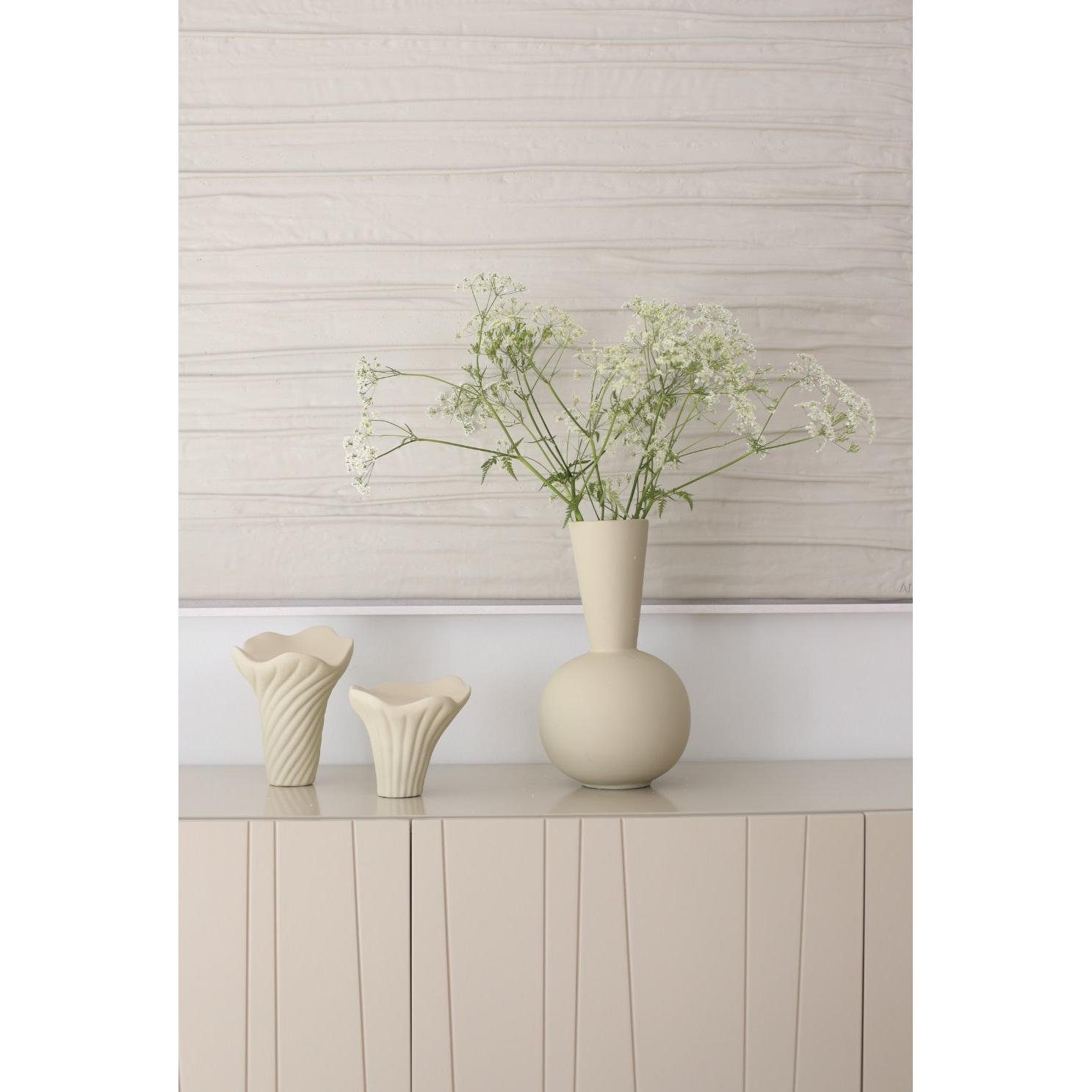 Cooee Design Dekovase Vase Fungi Schwarz (12,3 cm)