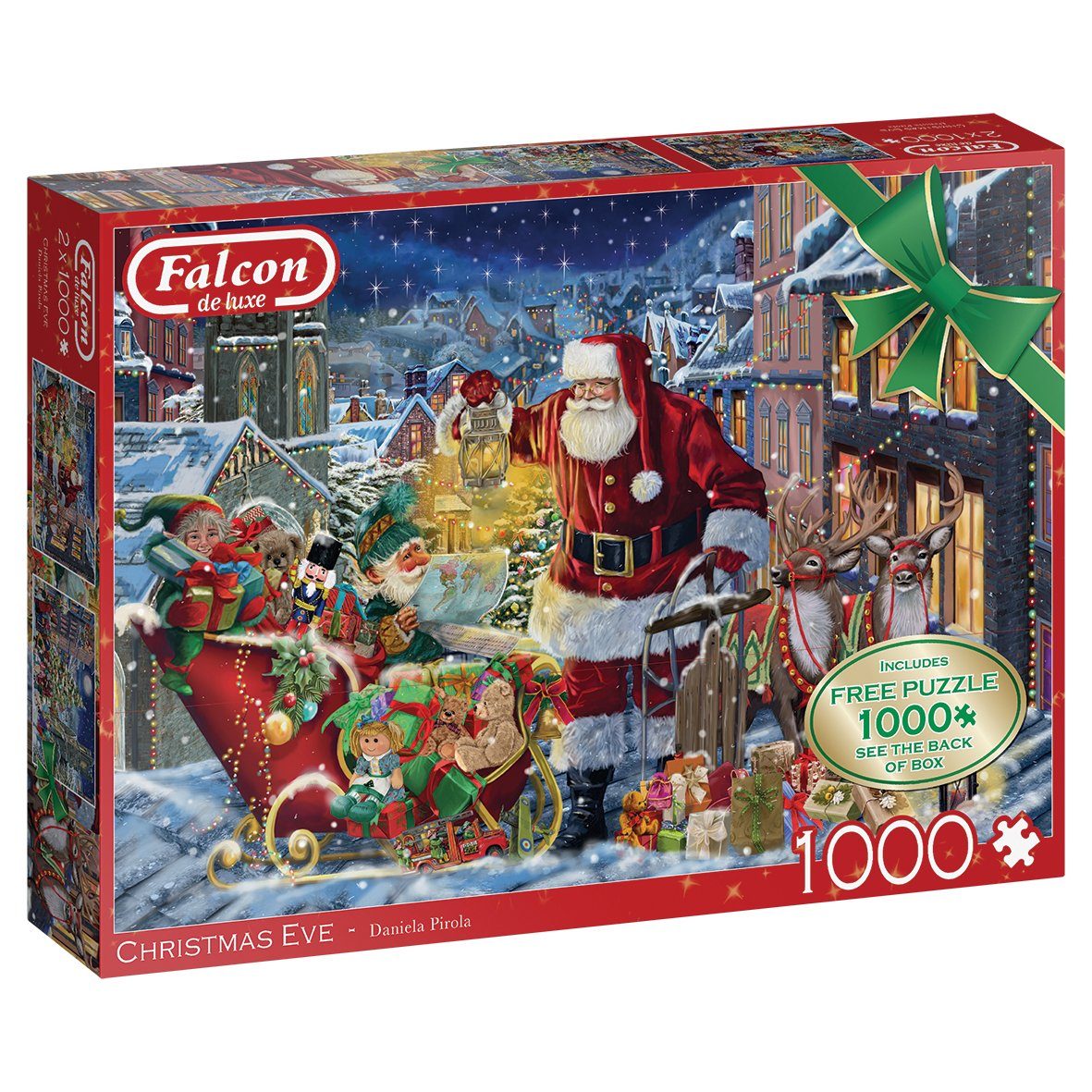 Jumbo Spiele Puzzle Daniela Pirola Heiligabend 2x1000 Teile Puzzle, 1000 Pu günstig online kaufen