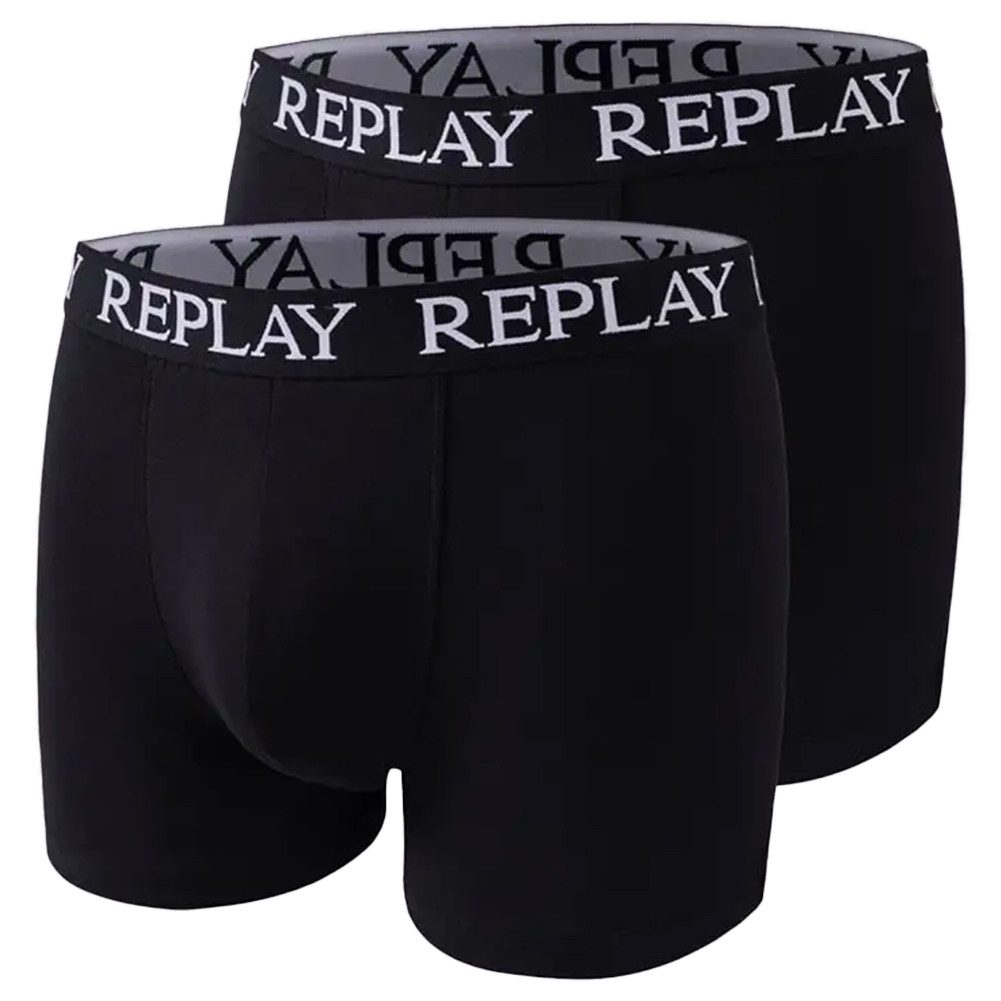 Replay Boxershorts Basic Cuff Logo günstig online kaufen