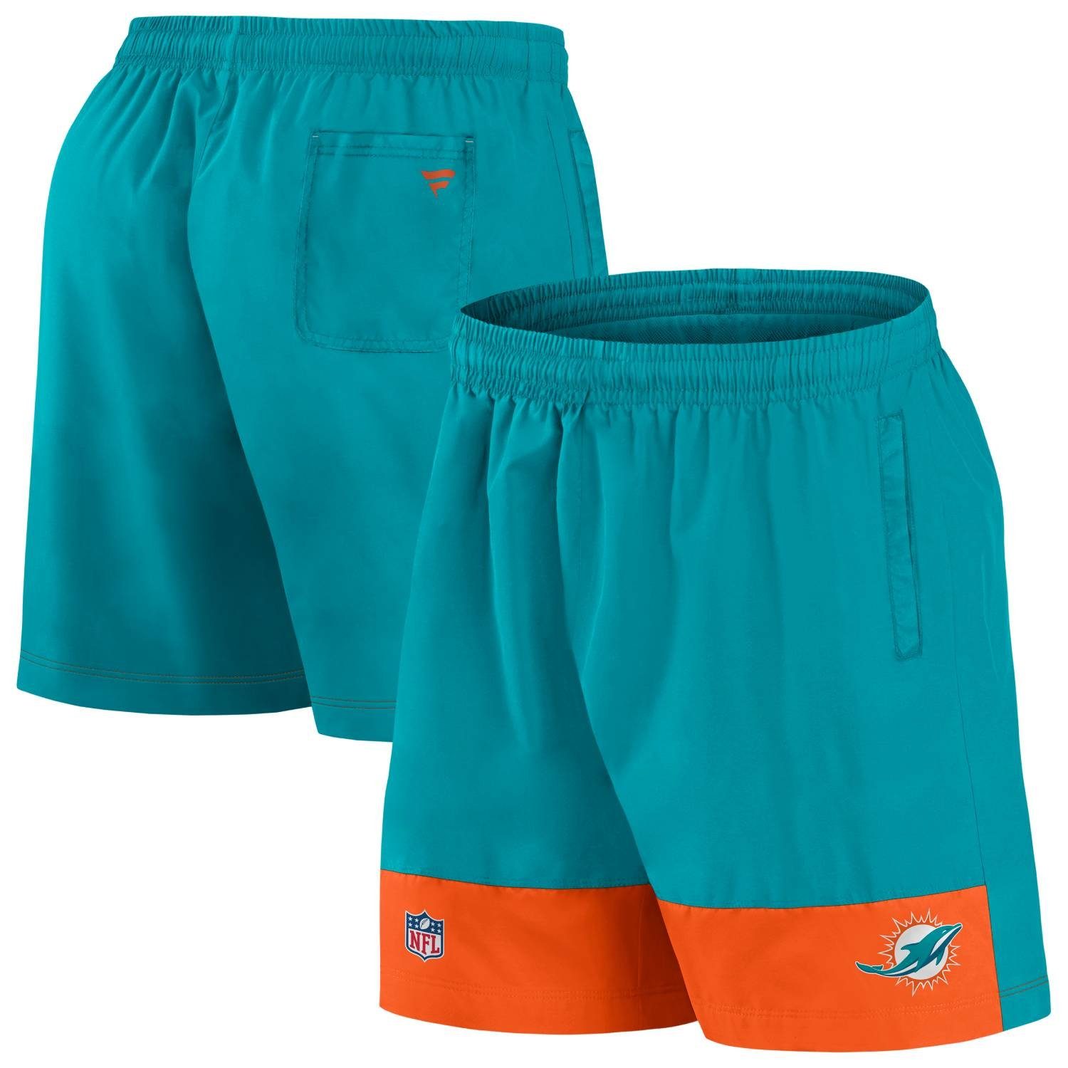 Shorts Shorts (1 NFL Miami Mesh Fanatics 1-tlg) Fanatics Dolphins Short türkis Stück,