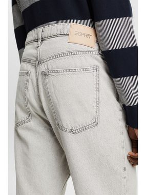 Esprit Weite Jeans Lockere Retro-Jeans mit mittlerer Bundhöhe