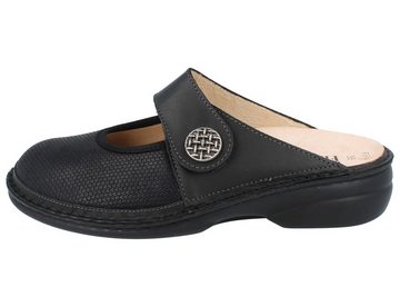 Finn Comfort Asinara, schwarz, Clog Wechselfußbett, Stretch