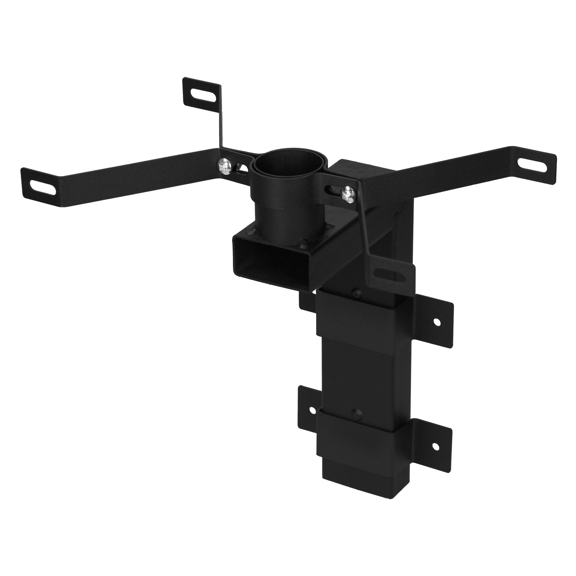 ML-DESIGN Briefkasten Wandhalter US Mailbox Wandhalterung Postkasten, Schwarz Metall 24,5x15,5x24cm