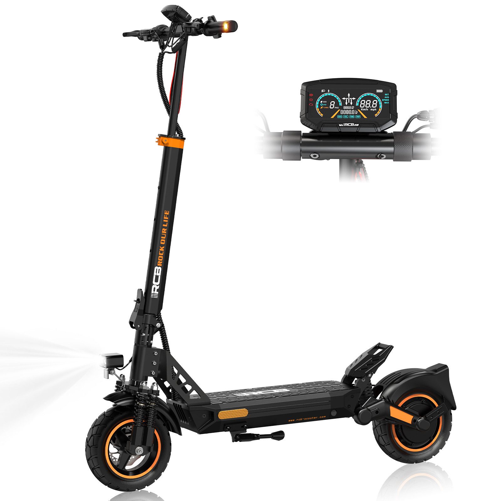 E-Scooter D5 PRO mit Straßenzulassung (ABE), Elektroroller mit 120 km Reichweite