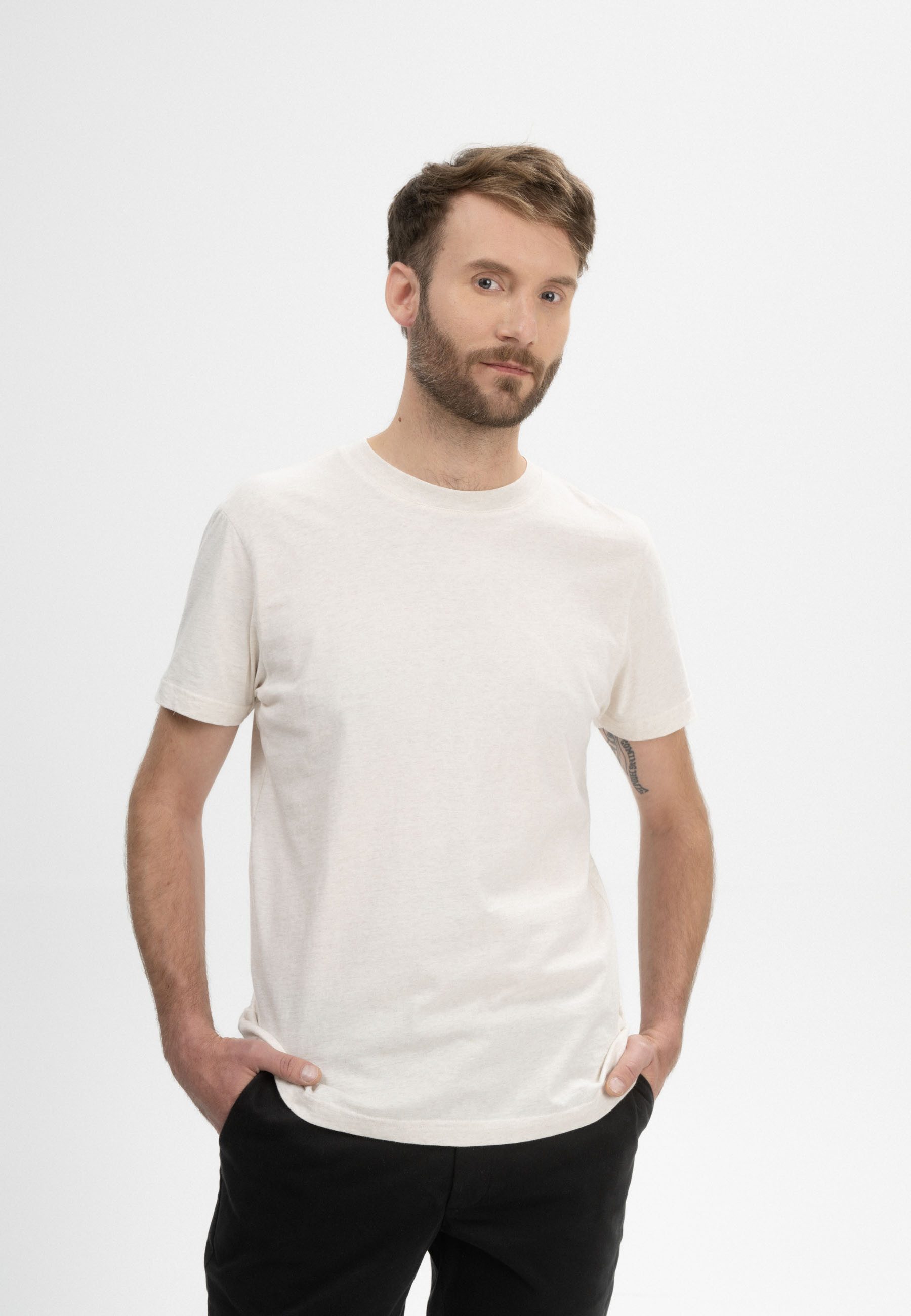 MELA Kurzarmshirt T-Shirt AVAN Fein gerippter günstig online kaufen
