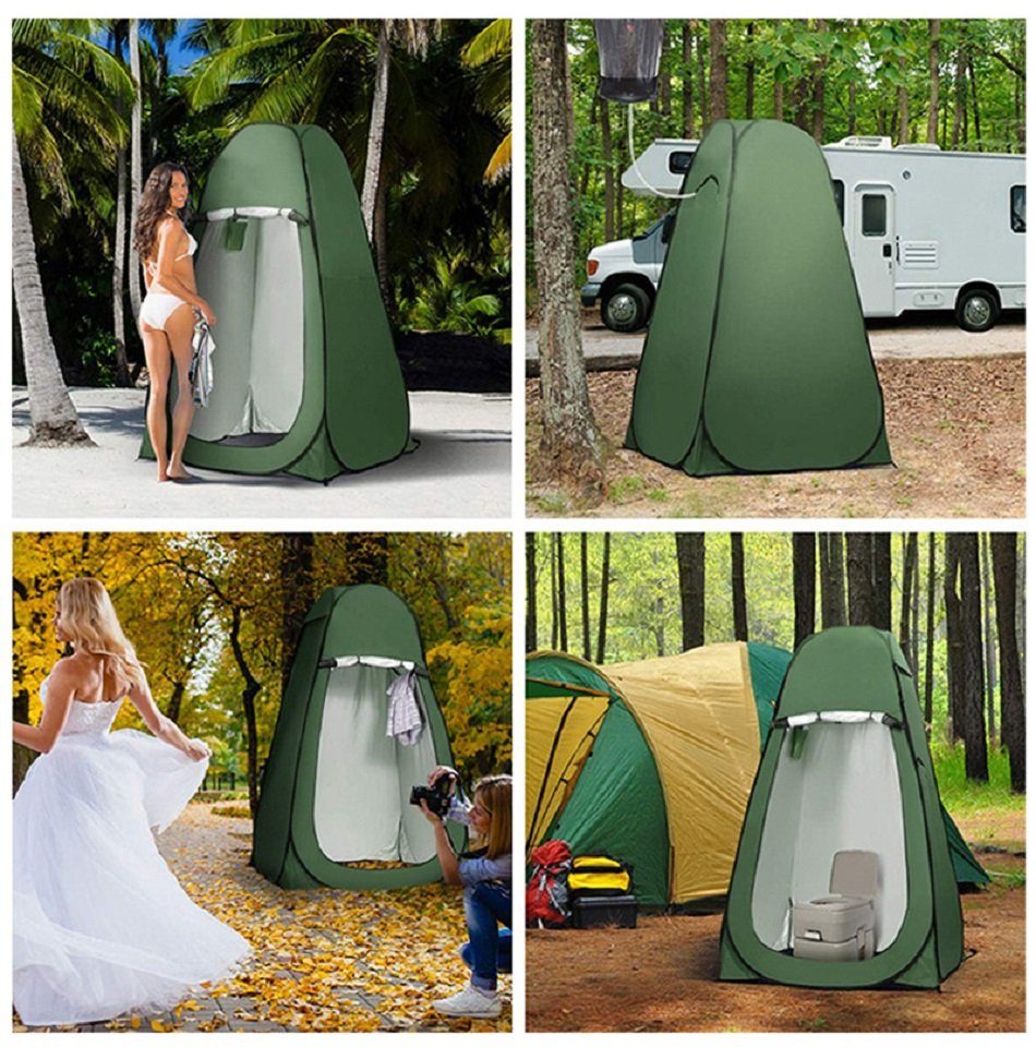 Faltzelt Duschzelt Toilettenzelt Umkleidezelt Camping Zelt Beistellzelt