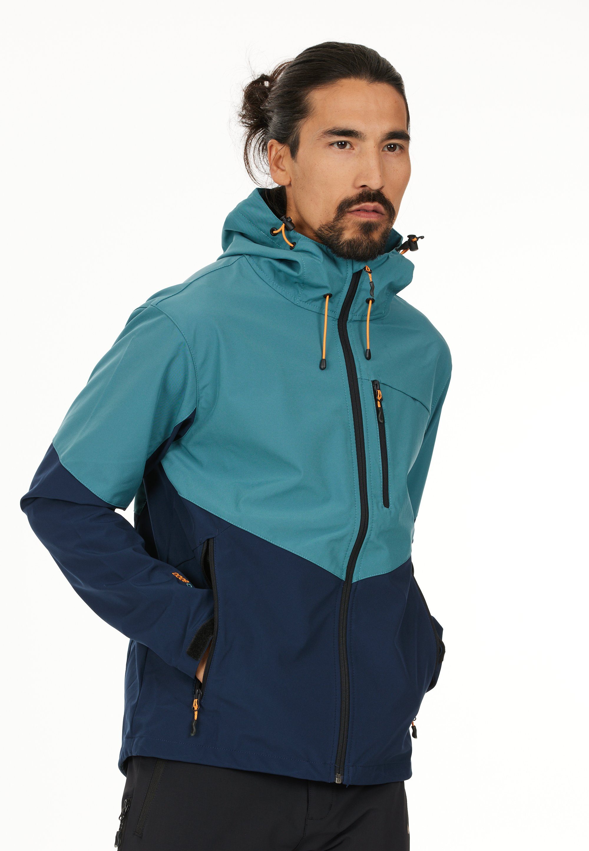 Softshelljacke blau wasserdichter WHISTLER mit wind- und Membran RODNEY