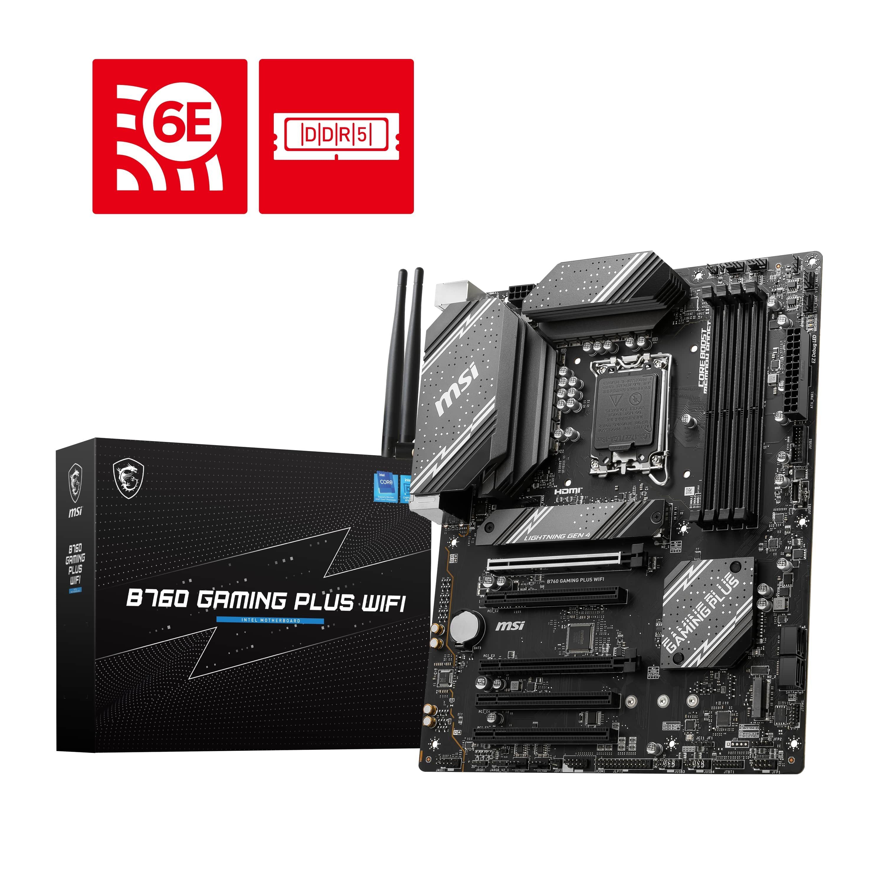 MSI B760 GAMING PLUS WIFI Mainboard LED-Beleuchtung