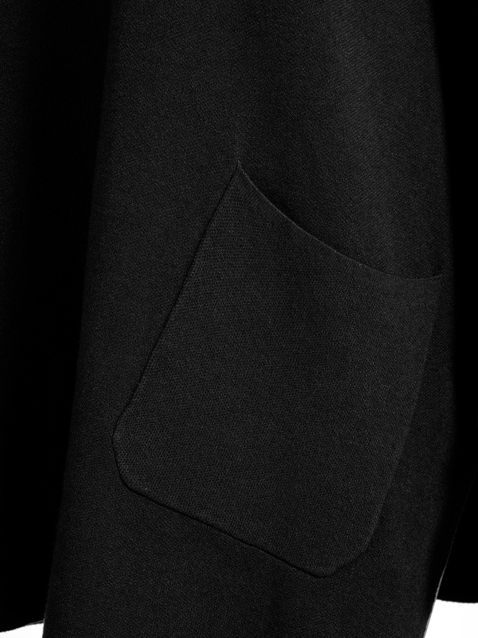 PEKIVESSA Longpullover Stricktunika mit Rollkragen Zwei aufgesetzte Taschen