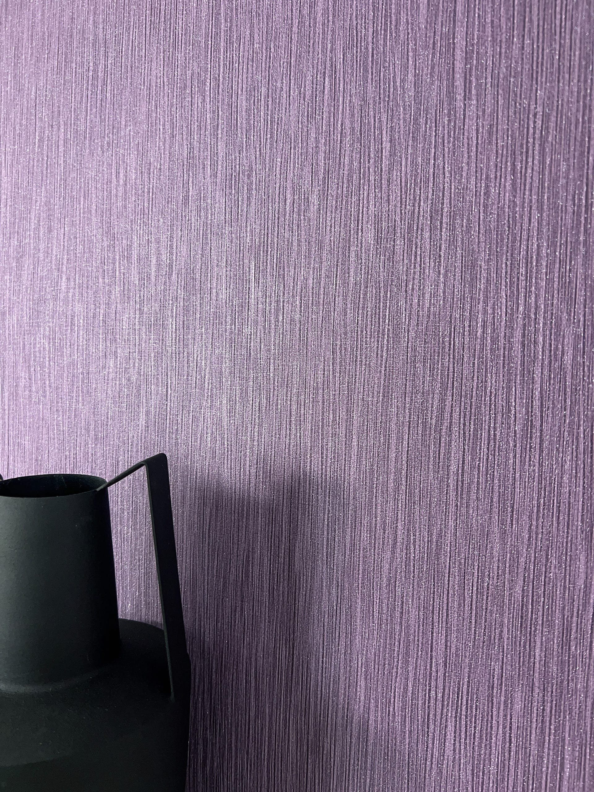 Newroom Vliestapete, Lila Tapete Modern Unifarbe günstig online kaufen