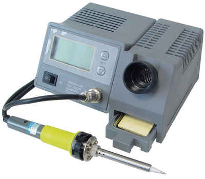Transmedia Elektroschweißgerät, Lötstation, elektronisch temperaturgesteuert mit LCD-Anzeige (ZLS 2 L)