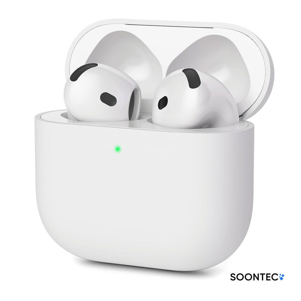 SOONTEC Kopfhörer-Schutzhülle AirPods 4 Case, Silikon