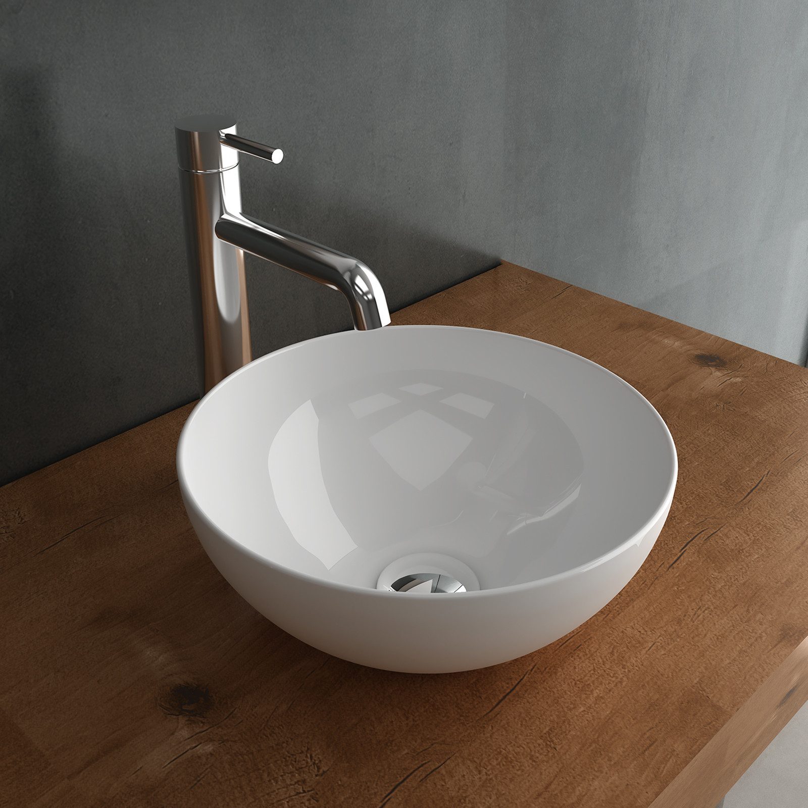 Alpenberger Aufsatzwaschbecken Gäste WC Waschbecken Klein - Waschschale Run günstig online kaufen