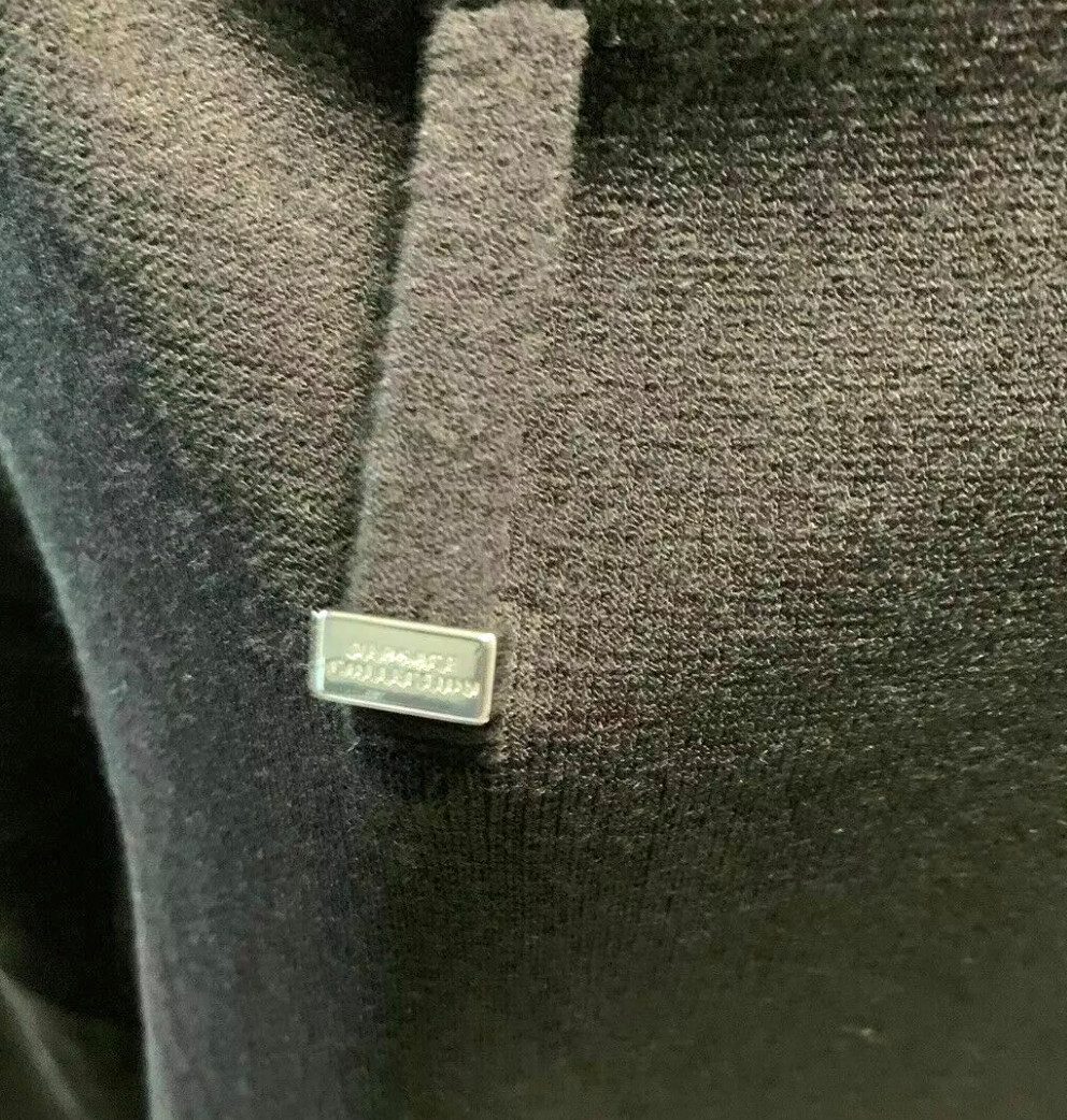 VERSACE COLLECTION Strickpullover Logo Pullover Jumper XS Metall-Logo-Detail, Premium-Strickmaterialien