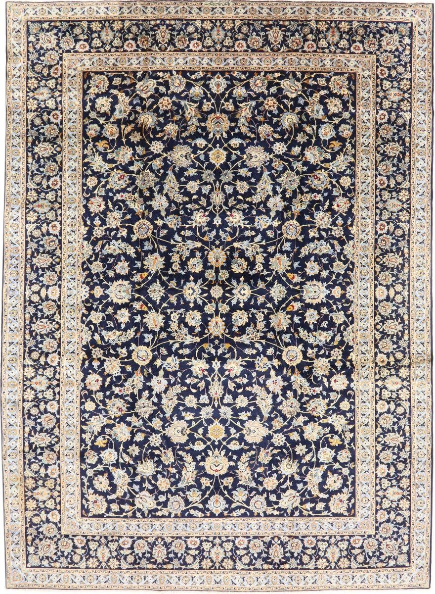 Orientteppich Keshan 278x384 Handgeknüpfter Orientteppich / Perserteppich, Nain Trading, rechteckig, Höhe: 12 mm