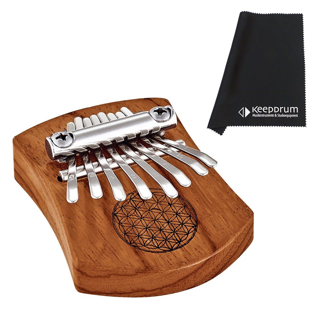 Kalimba Meinl Sonic Energy KL802FOL Mini Kalimba mit Tuch