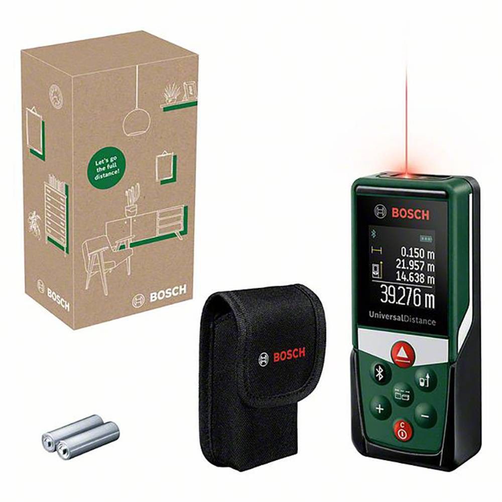 Bosch Home & Garden Entfernungsmesser Digitaler Laser-EntfernungsmessereCommerce-Karton 06036723Z0, Bluetooth
