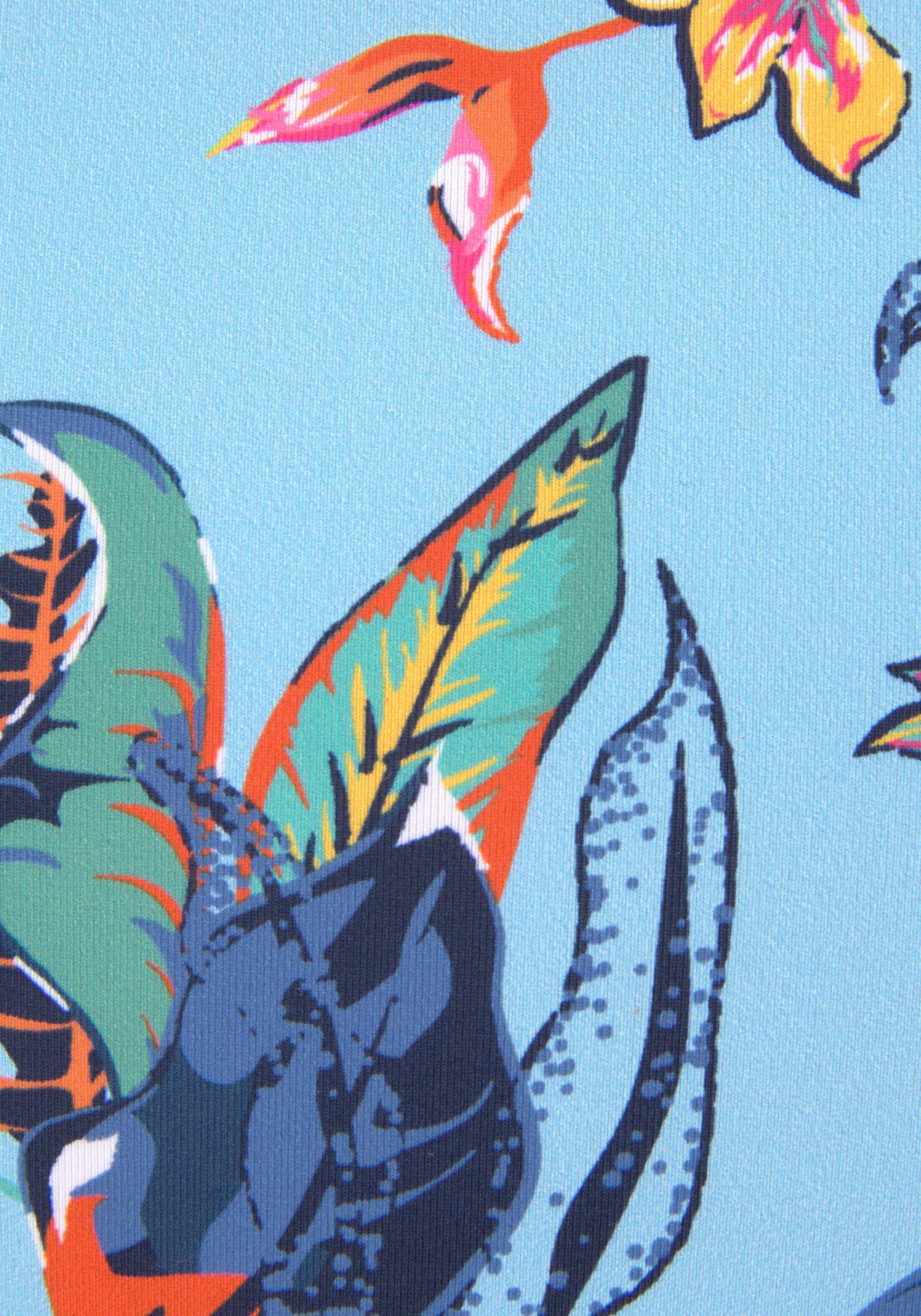 LASCANA Bikini-Hose Malia in knapper Brasilien-Form mit tropischem Print