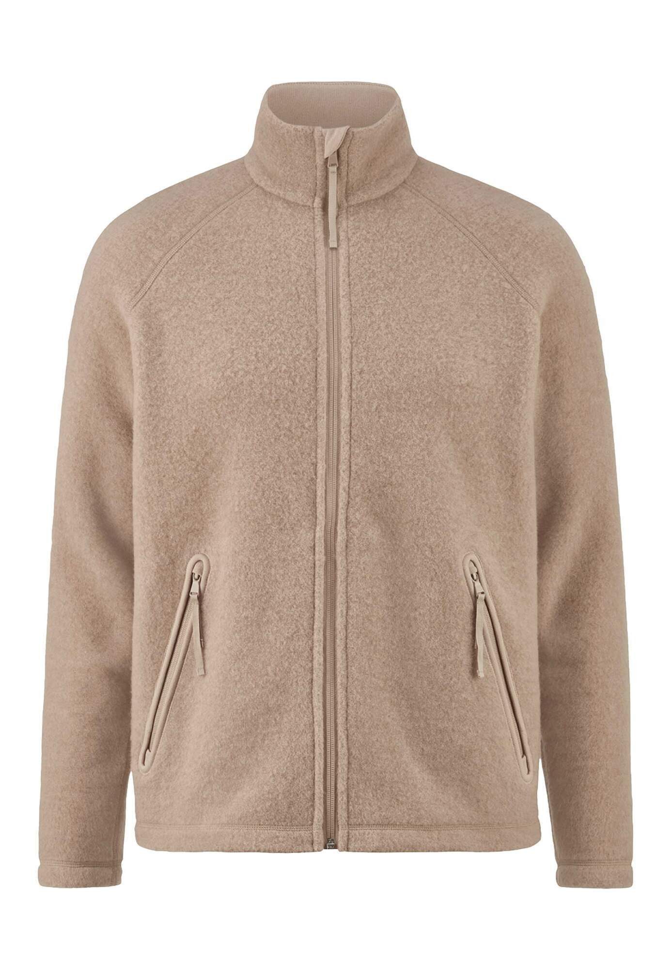 Hessnatur Fleecejacke aus reiner Bio-Merinowolle (1-St)