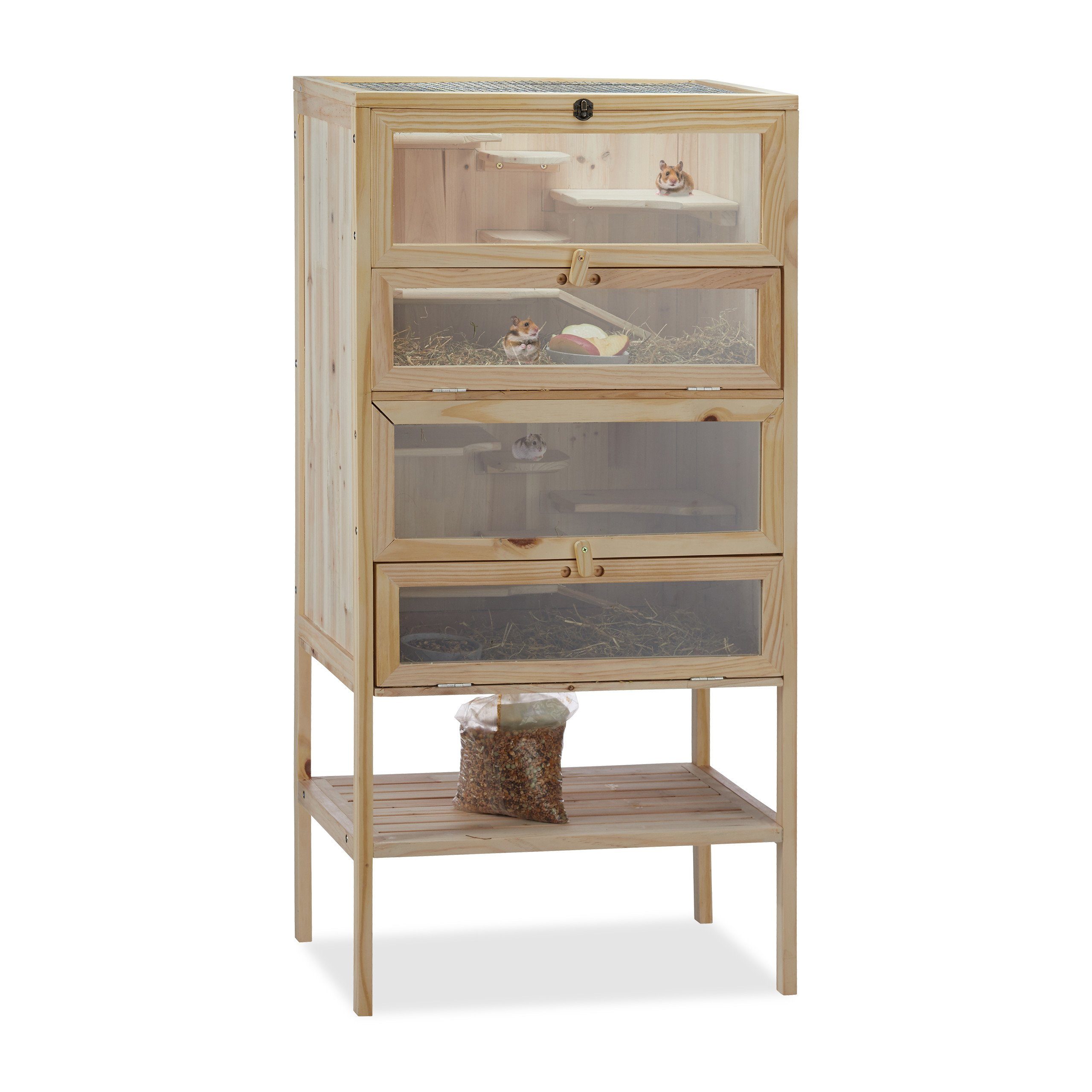 Kleintierkäfig Hamsterkäfig Holz