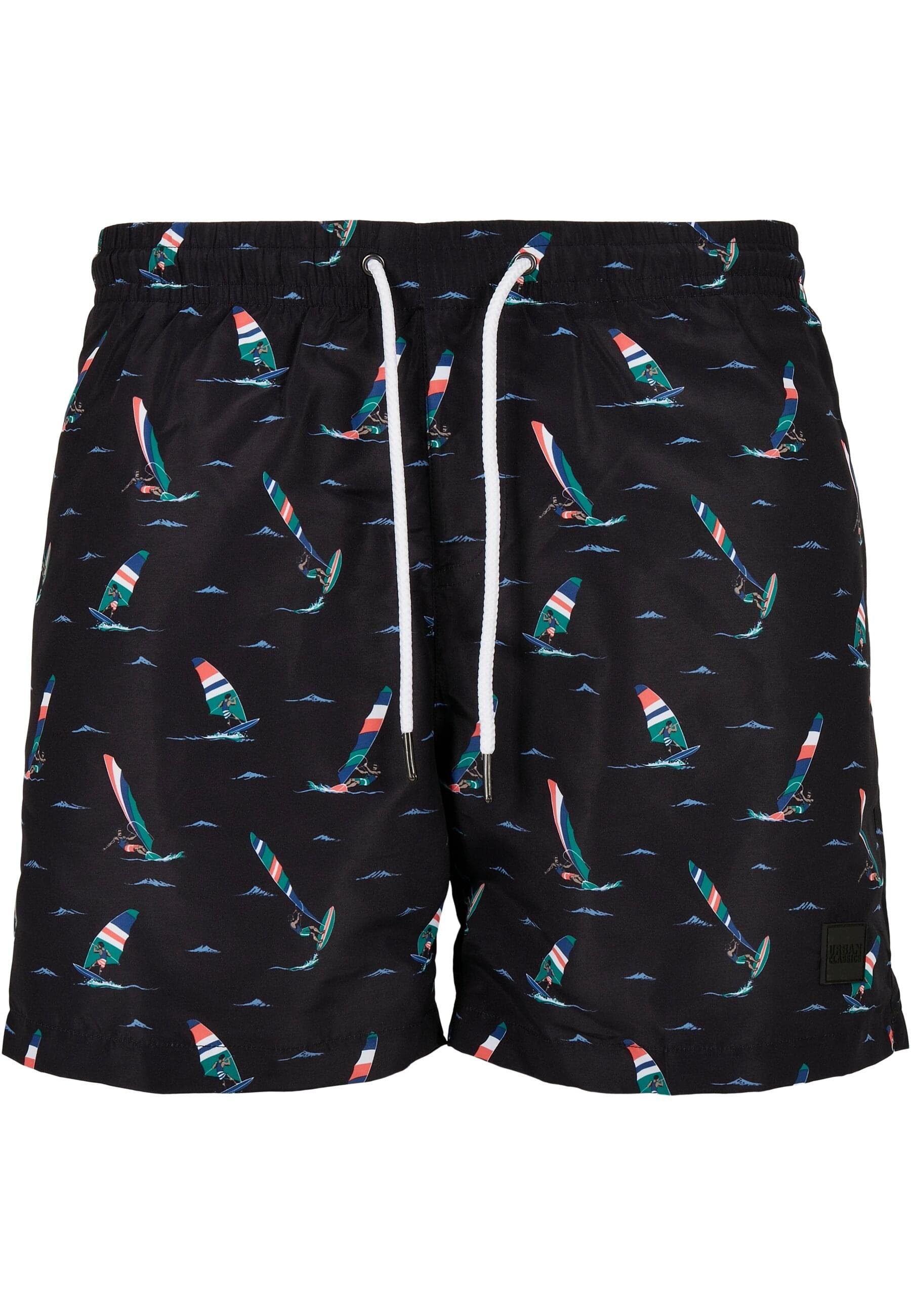 Badeshorts Urban Classics Herren Pattern Swim Shorts