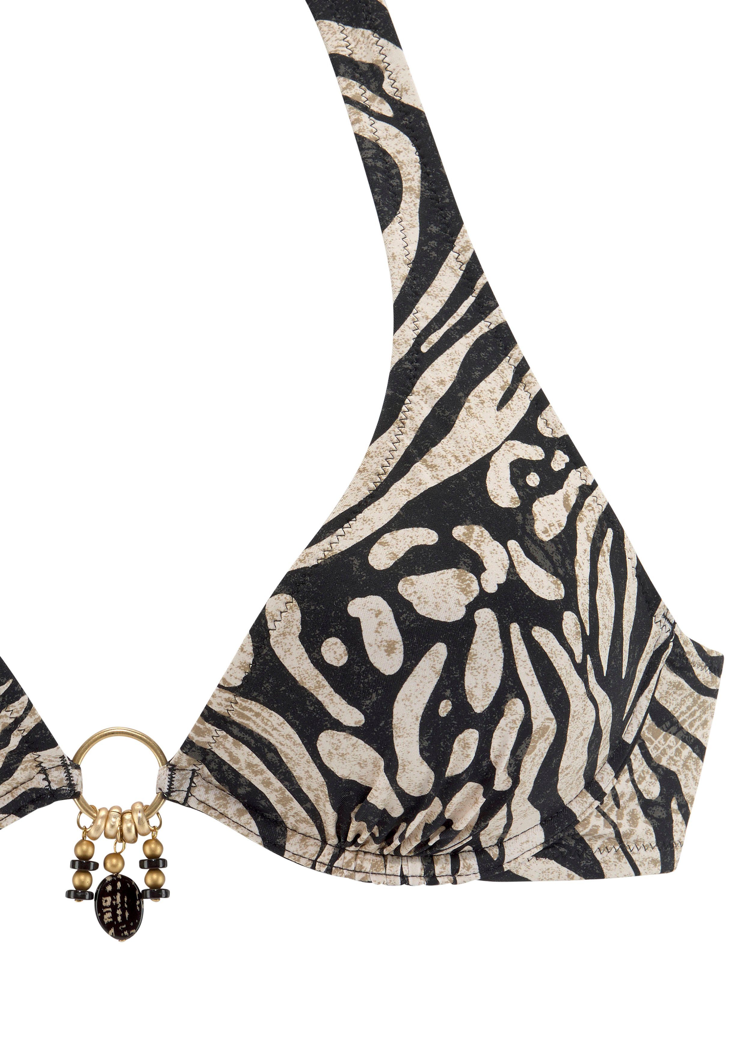 Bruno Banani Bügel-Bikini in trendigem Animalprint – Bild 3 von 5