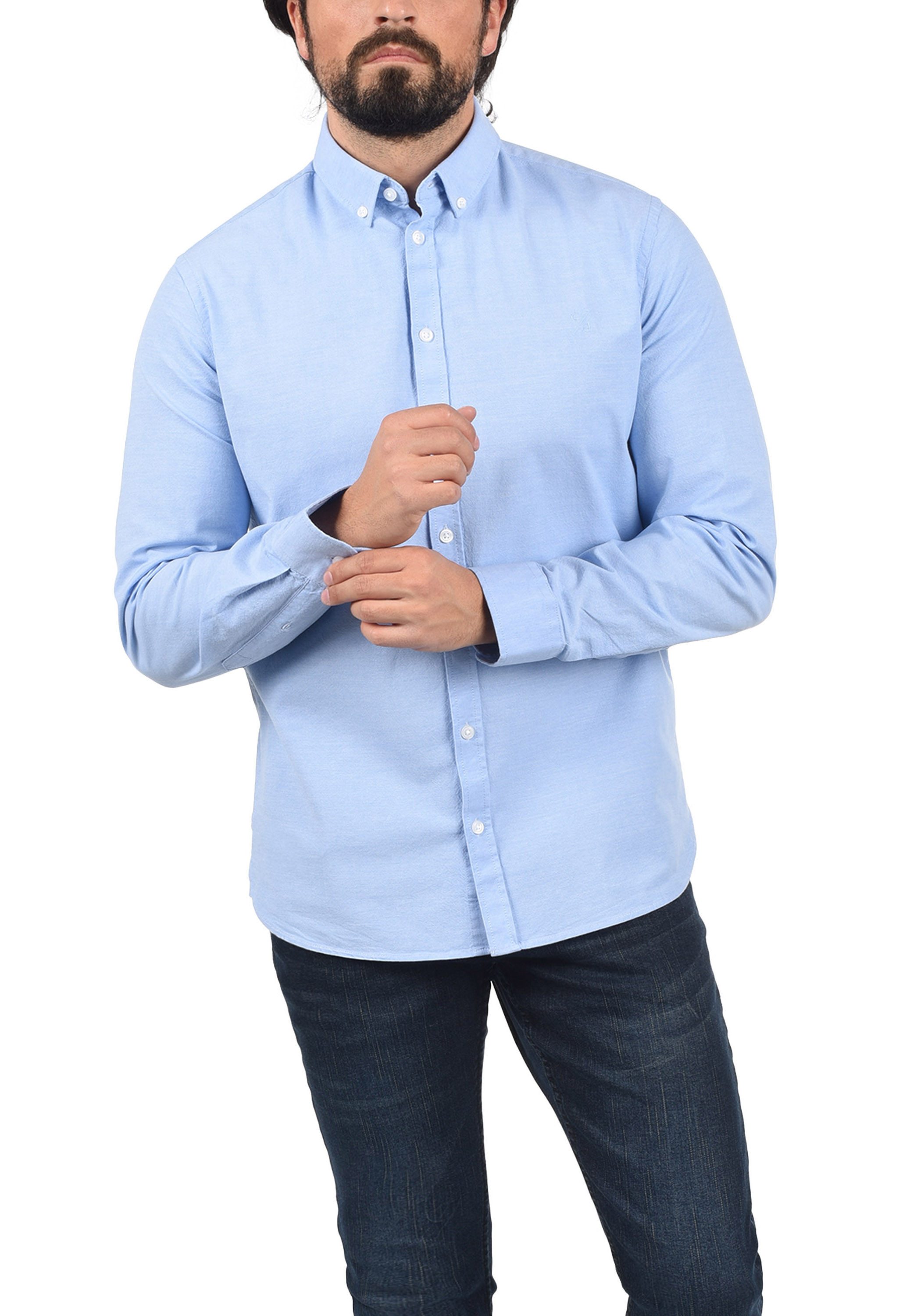 Casual Friday Langarmhemd CFArthur Hemd mit Knopfleiste