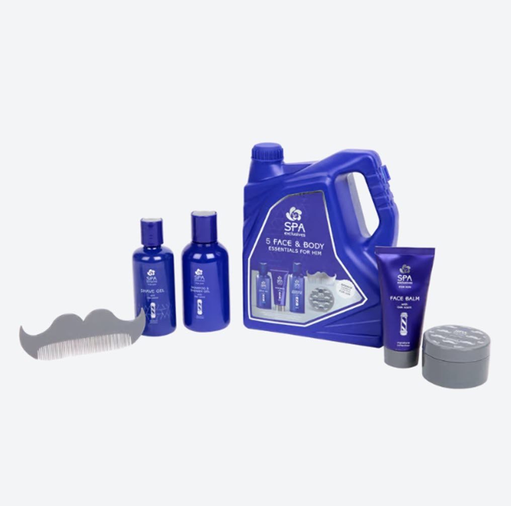 Pflege-Geschenkset Herren Geschenkset 5 tlg. Kanisterform