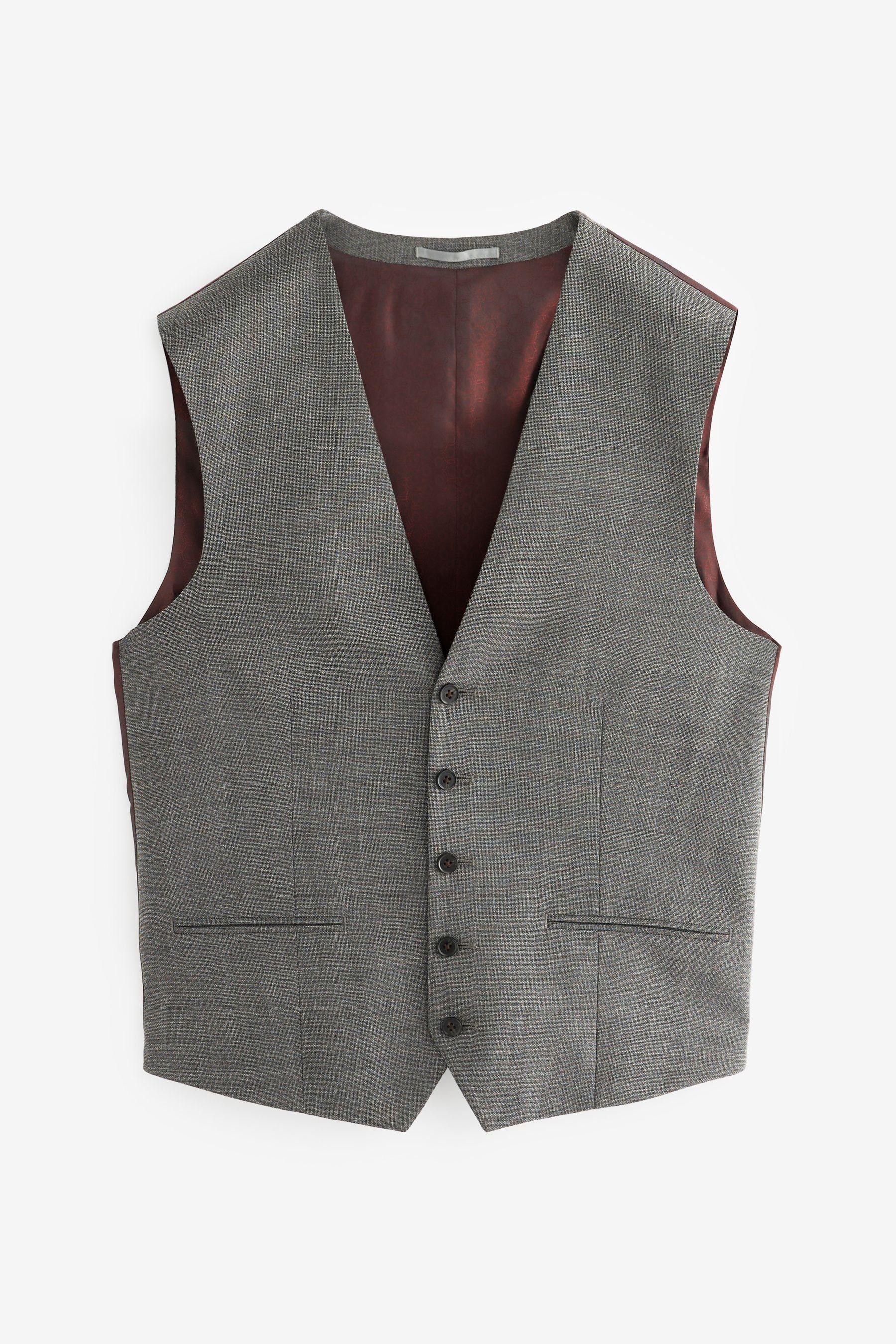 Anzugweste Signature Slim Fit Weste aus Marzotto Stoff