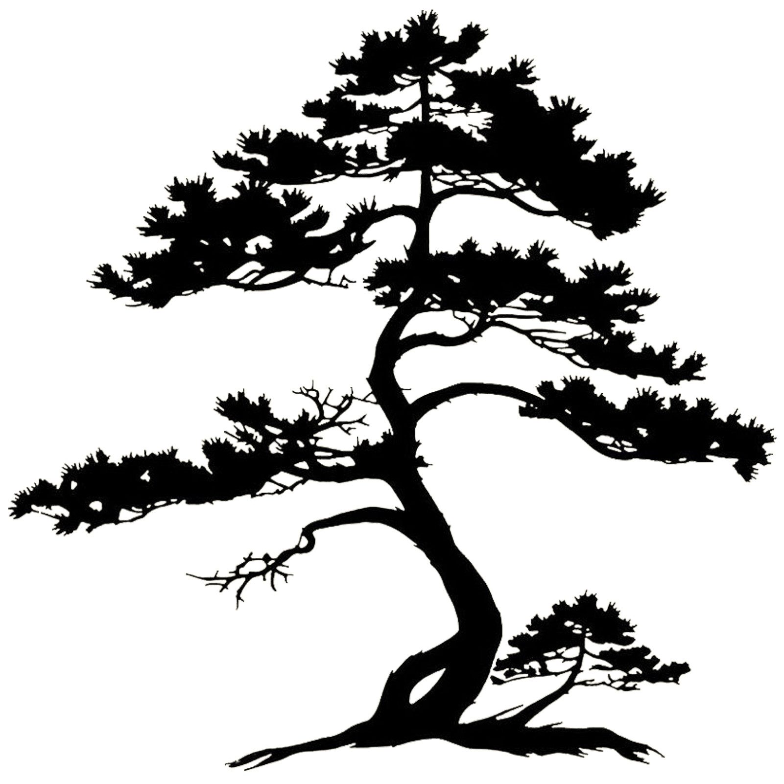 Jumpeak Wanddekoobjekt Kiefern Metall Wanddekor, Kunst Bäume,Exquisite häng günstig online kaufen