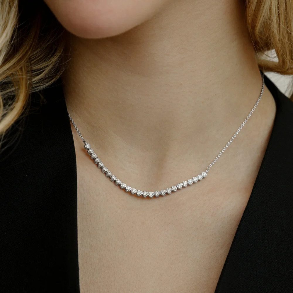 XENOX Kette mit Anhänger XS91963, Zirkonia Steine