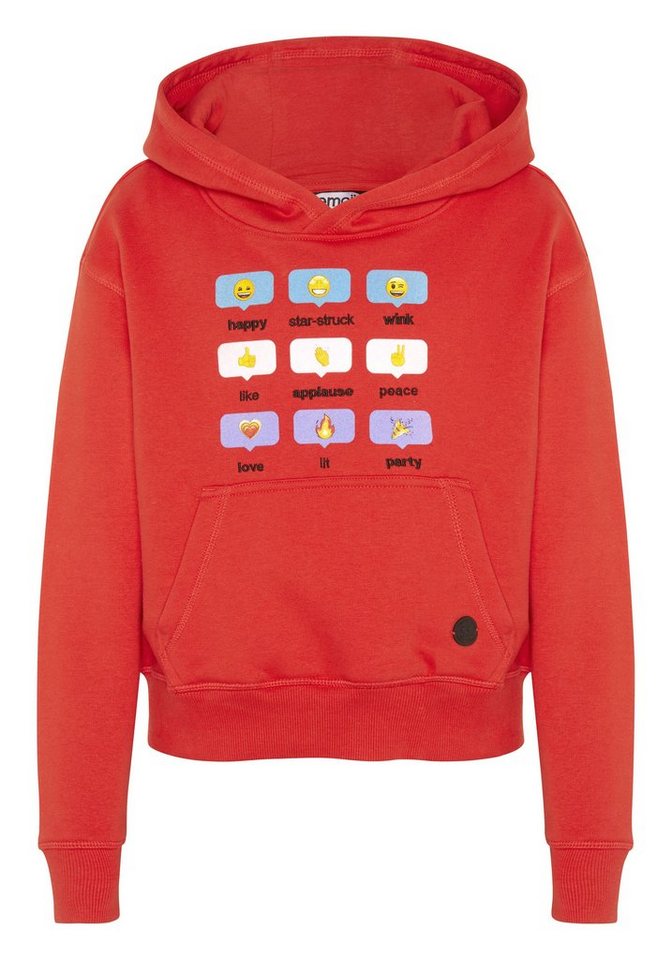 Emoji mit Sweatshirt Co Grinsegesicht-Motiven und