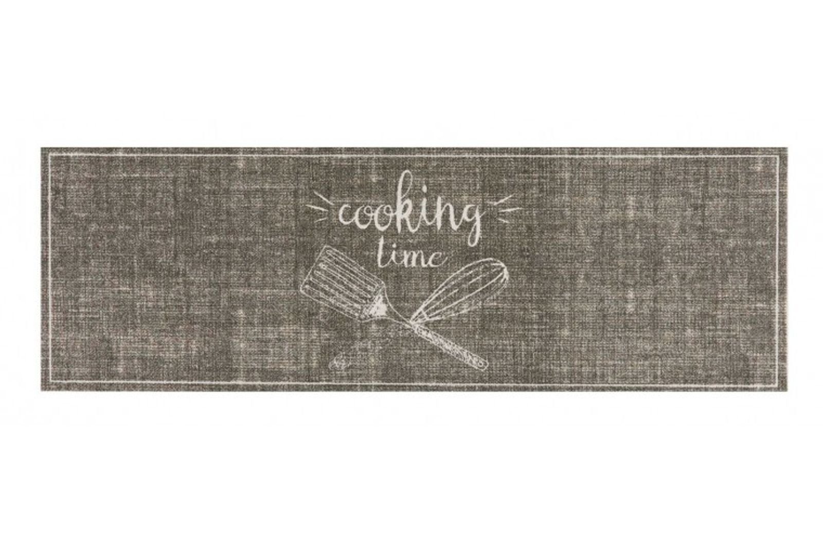 Läufer MD Entree Cook&Wash Eingangsmatte - Teppichmatte - Küchenteppich, MD Entree, rechteckig, Höhe: 5 mm, bei 30° waschbar, anti-rutsch, 50 x 150 cm, Cooking Time, beige