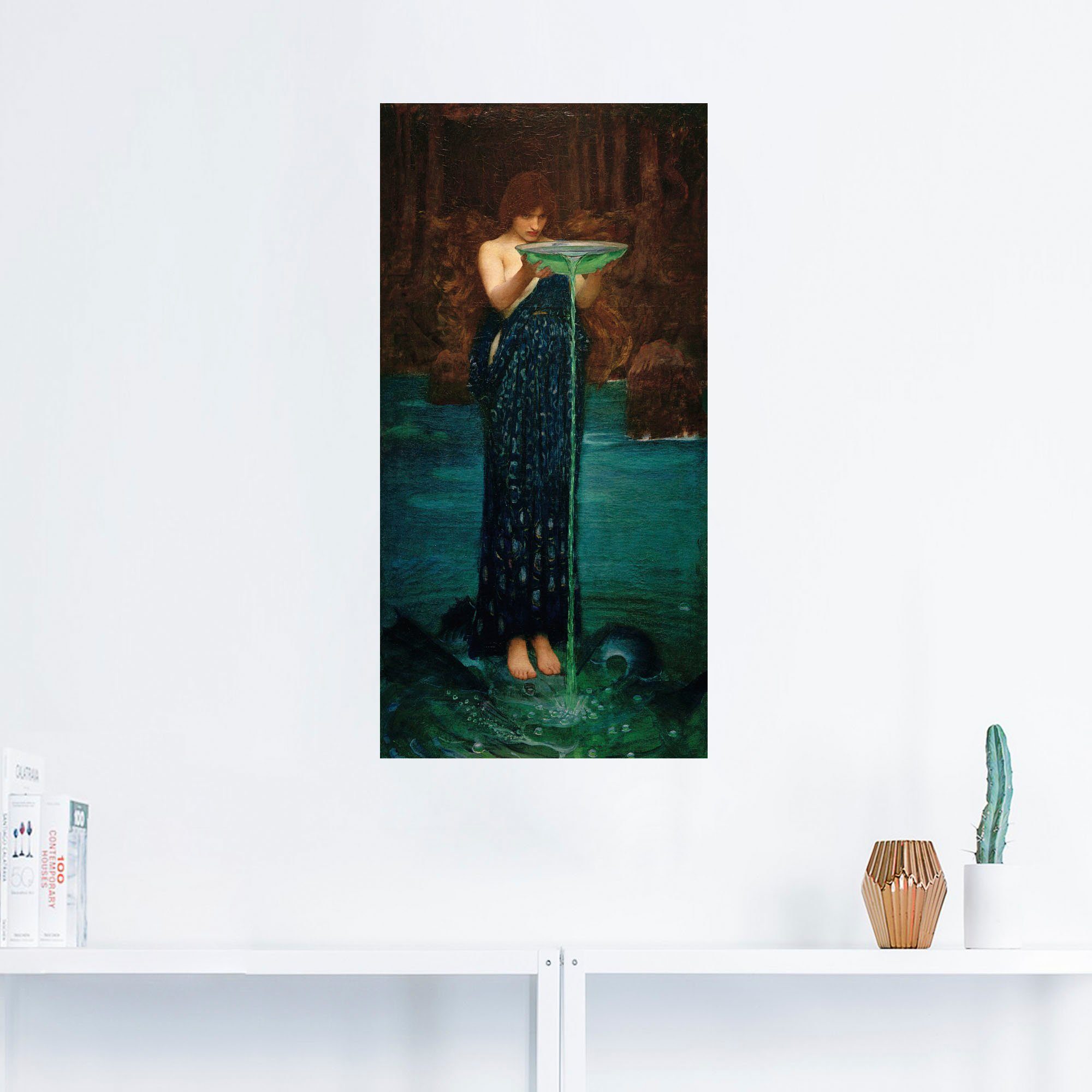 Artland Wandbild Circe versch. Frau in als Wandaufkleber St), oder Poster Invidiosa, Leinwandbild, Größen (1