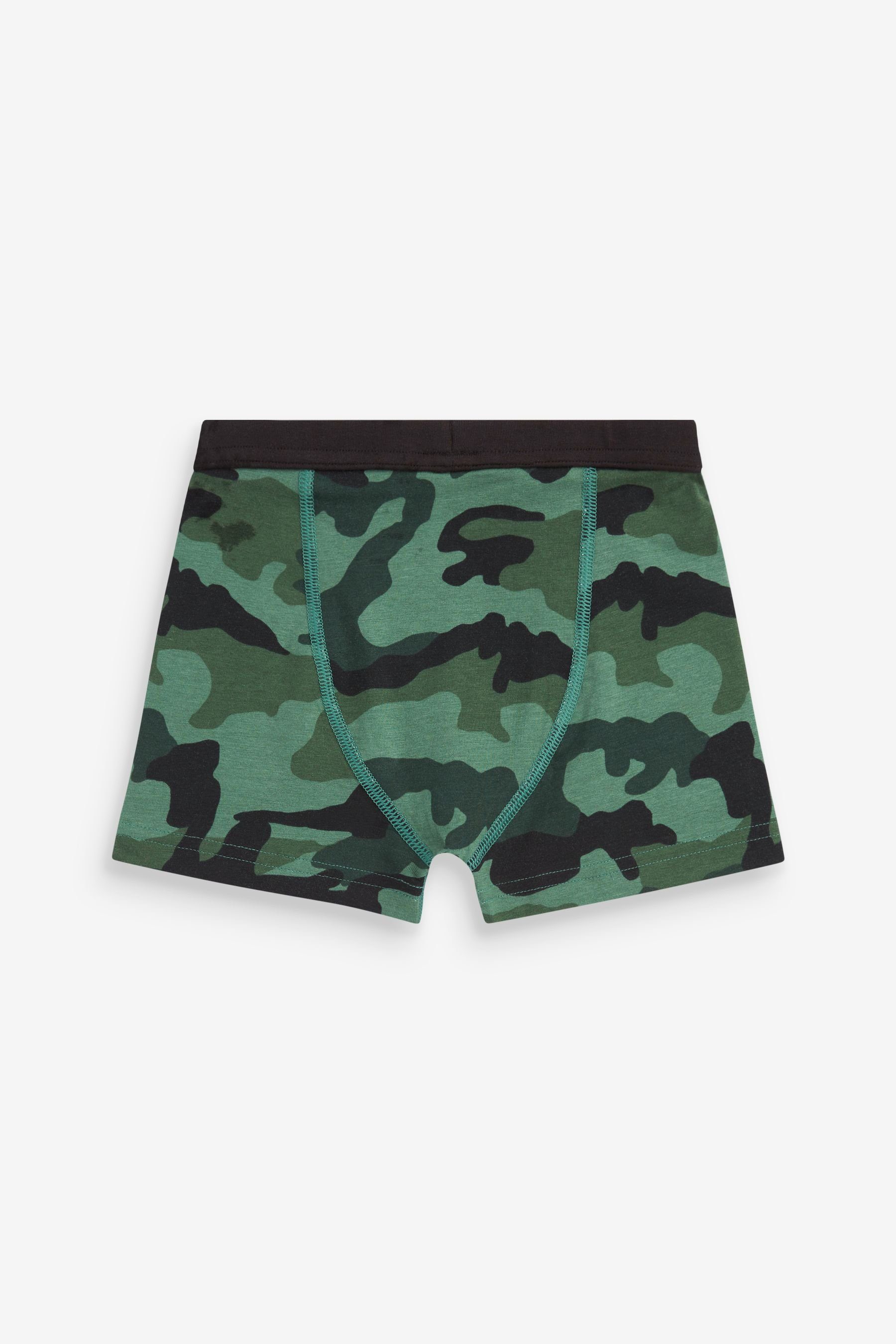 Trunk mit Boxershorts (5-St) weichem Print 5er-Pack Camouflage Taillenbund, Next