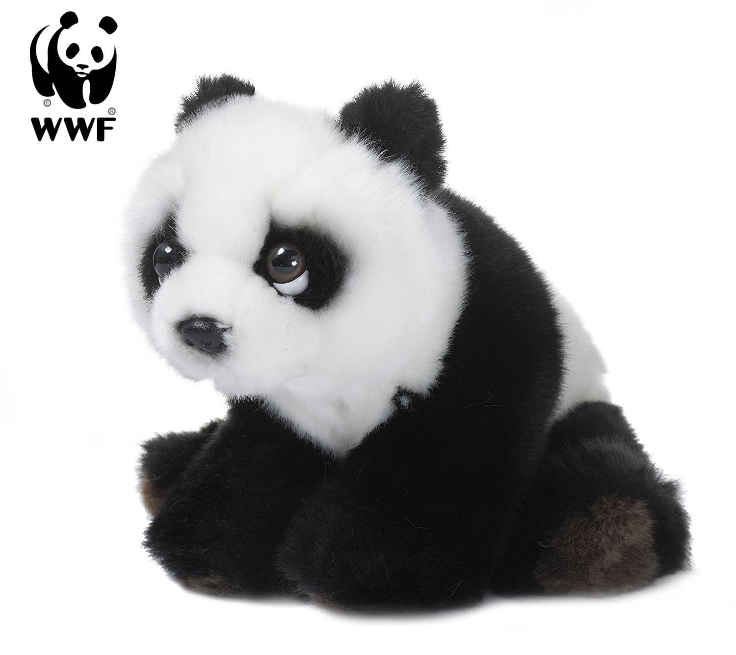 WWF Kuscheltier Plüschtier Pandababy (15cm), sitzend