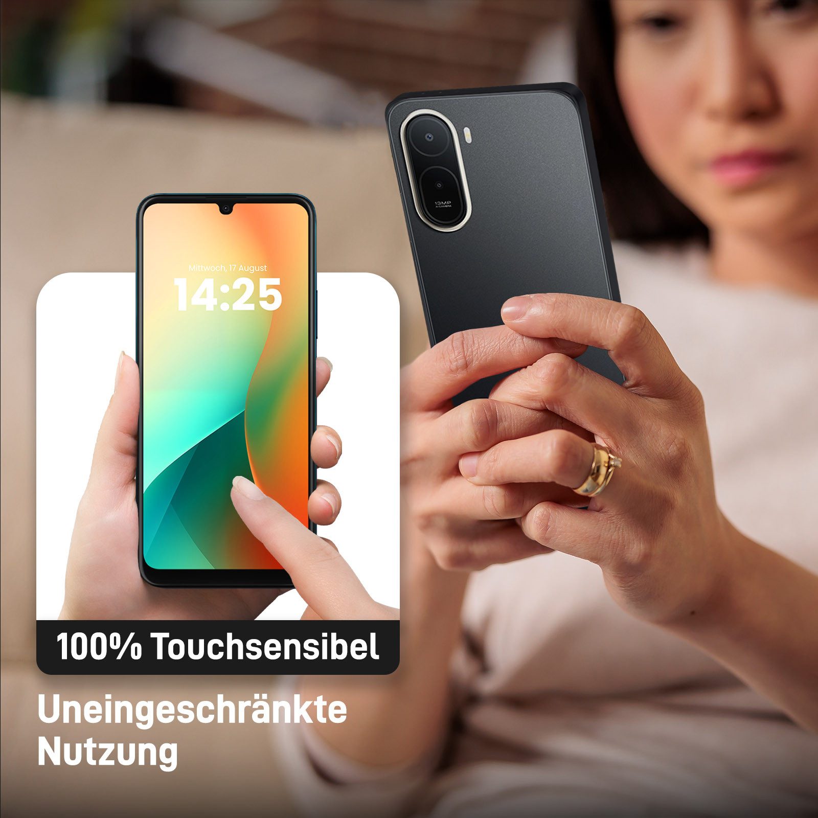 Tec-Expert Displayschutzglas 2X 9H Displayglas für Xiaomi Redmi A7 Pro für Xiaomi Redmi A7 Pro, 2 Stück, Displayschutz, Schutzglas, Bildschirmschutz, kratz- & s – Bild 2 von 5