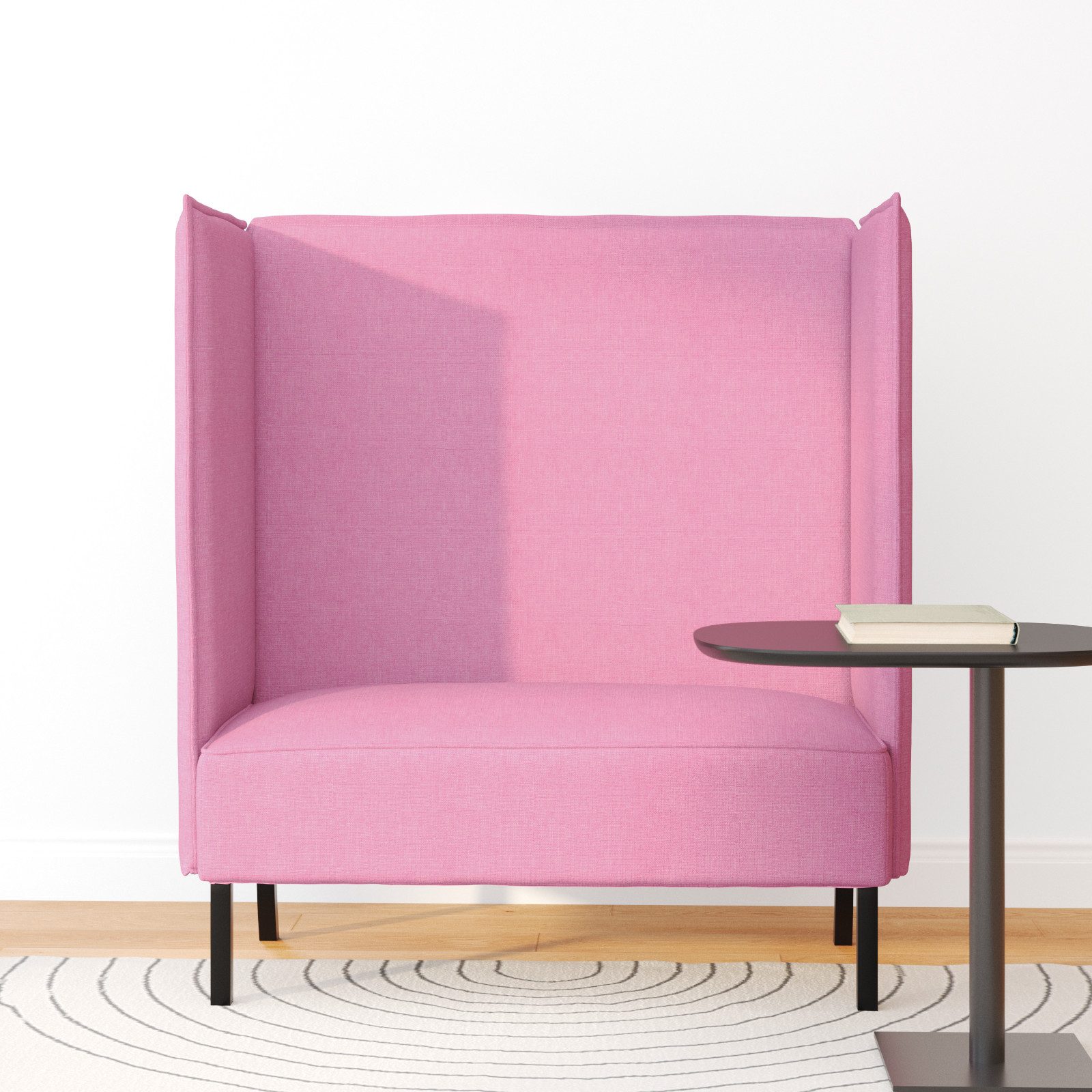 vidaXL Sofa Hochlehner-Sofa Rosa 109x56x121 cm günstig online kaufen