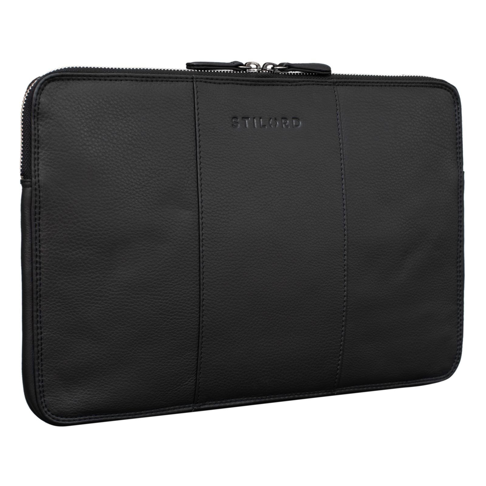 STILORD Laptop-Hülle "Wilson" Laptop Tasche 13,3 Zoll Leder für MacBook Echtleder