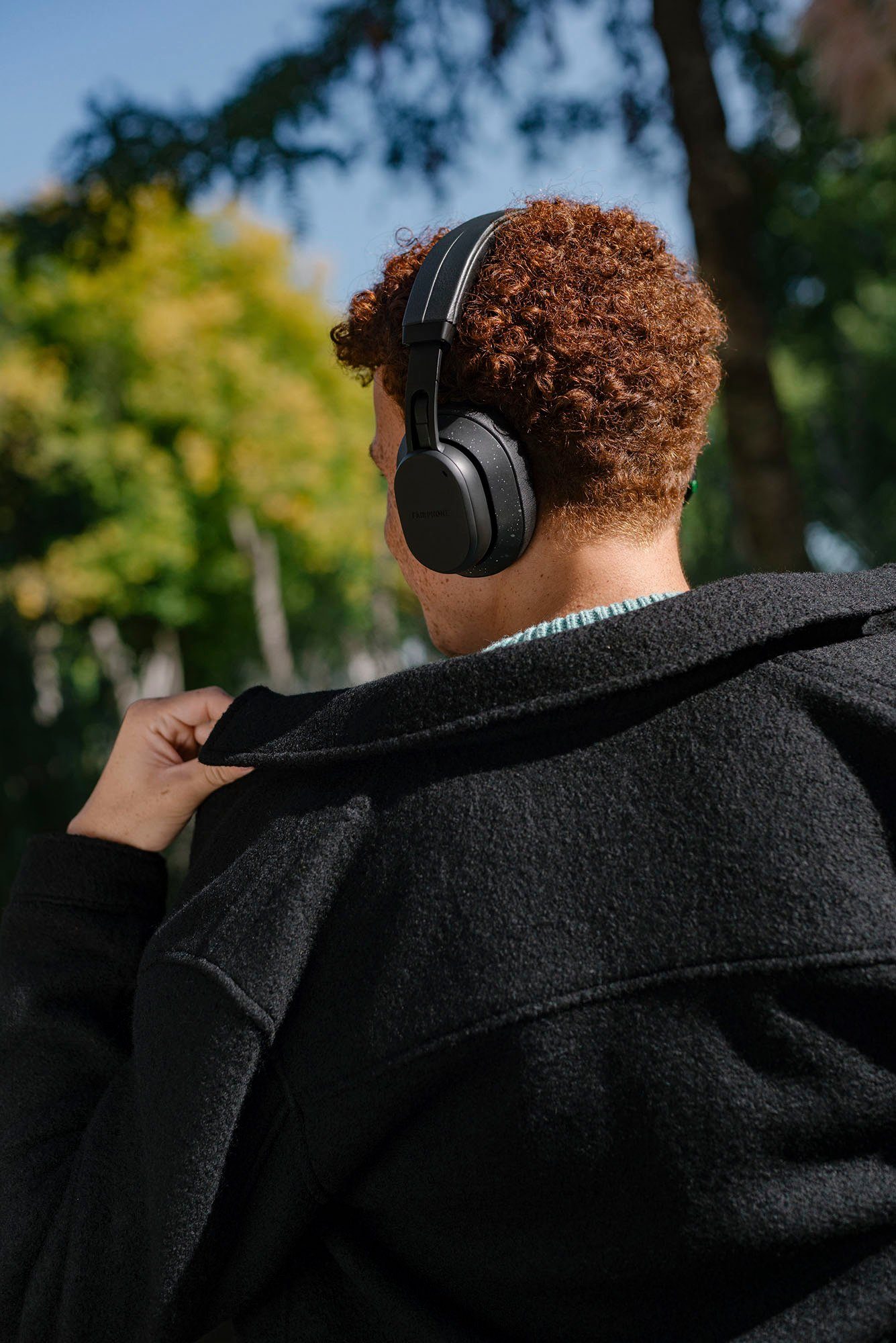 Over-Ear-Kopfhörer (Active Fairphone schwarz XL Fairbuds (ANC), Cancelling Bluetooth) Noise