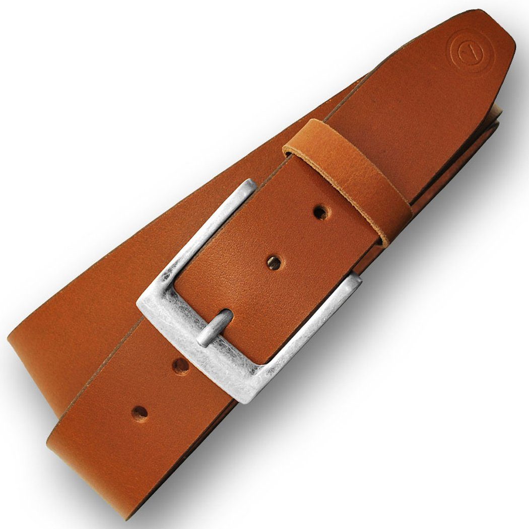 Ledergürtel Damen Schwarz Aus Vollrindleder – 45mm Breit, Kürzbar