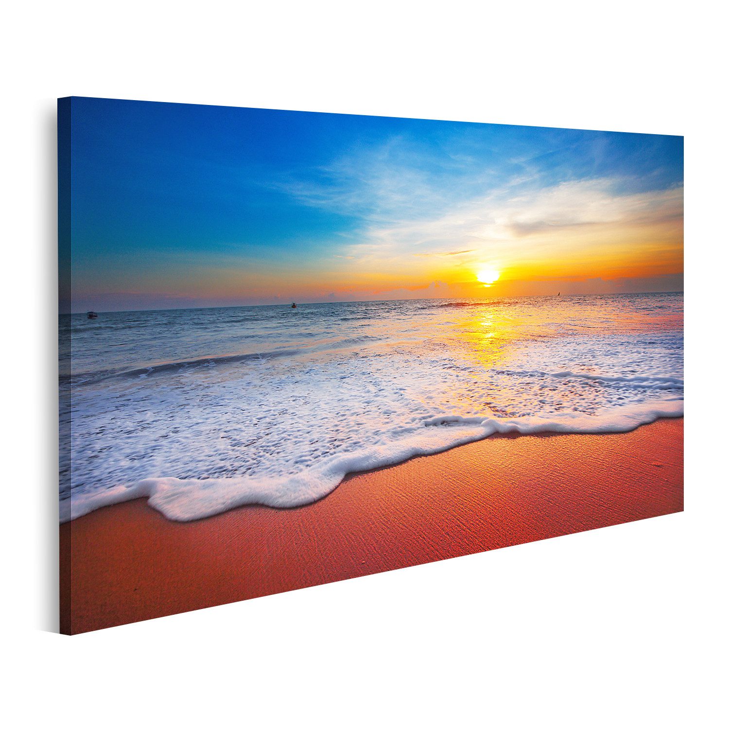 Leinwandbild Sonnenuntergang Meer Sonnenuntergang Meer Bilder